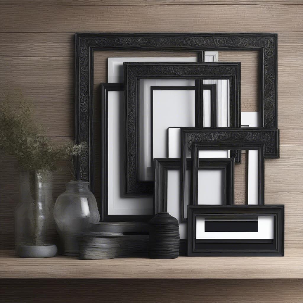 Different Styles of 20x30 Black Frames: Modern, Traditional, Rustic