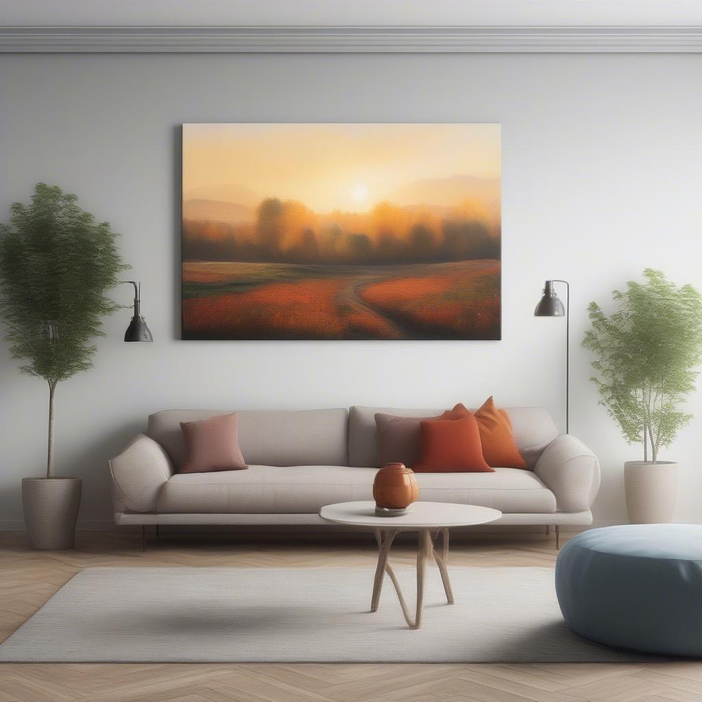 20x30 Canvas Print in a Living Room