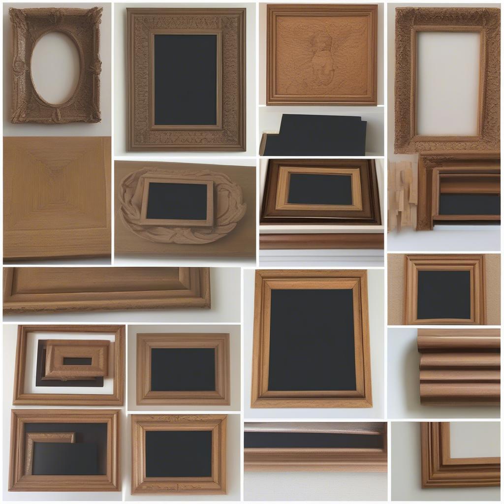 Different types of 22x30 wooden frames