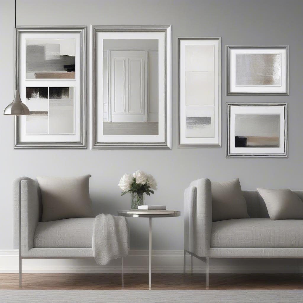 24x36 Framed Artwork in Different Interior Design Styles