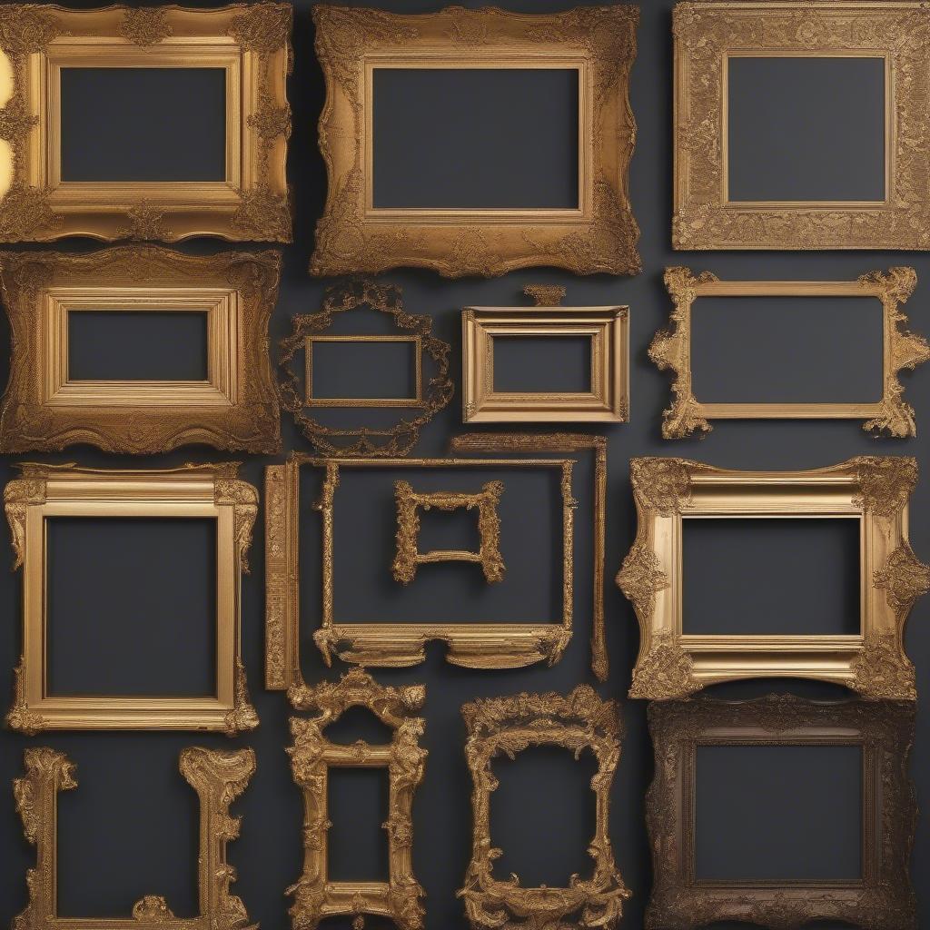 Different 24x36 Gold Frame Styles