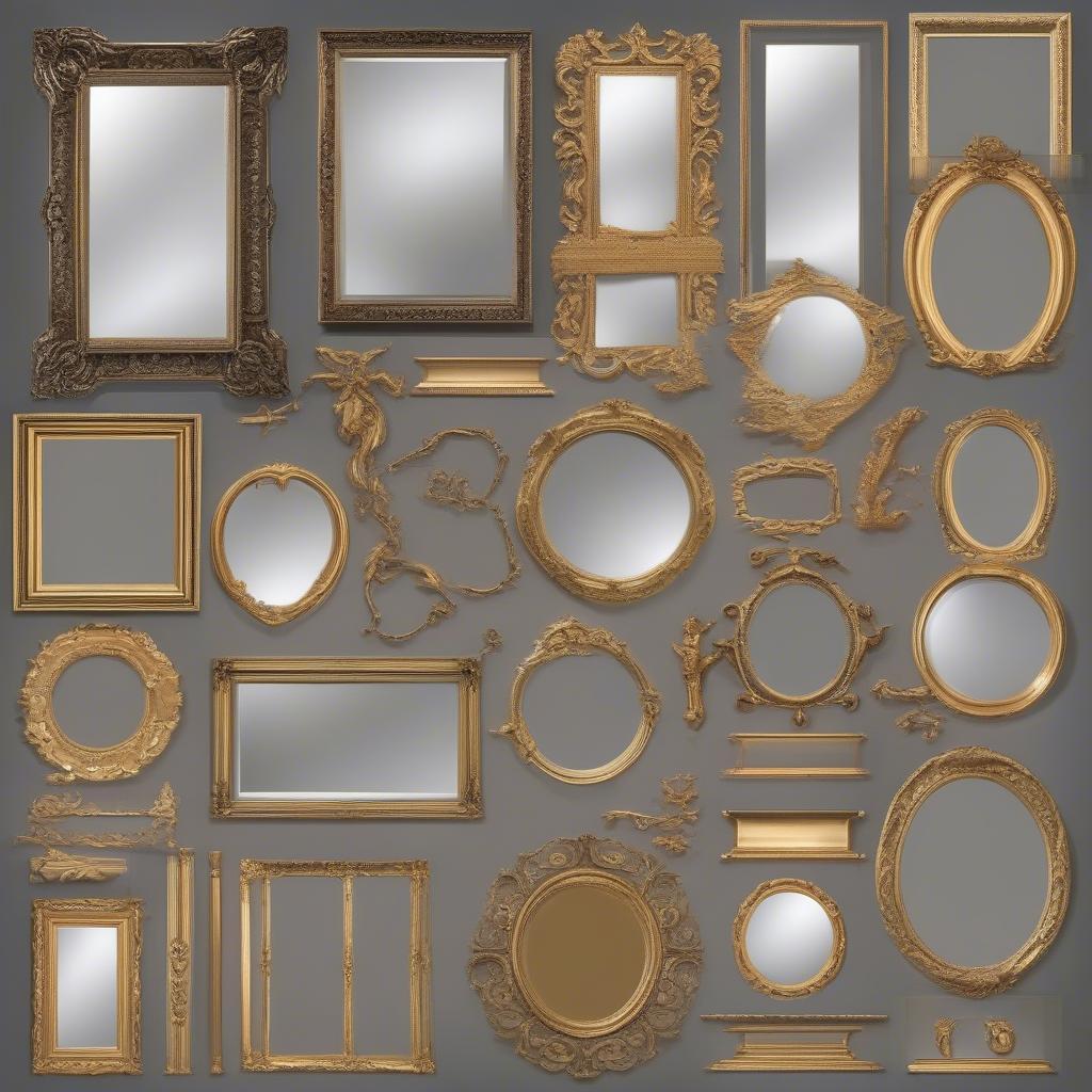 24x36 Gold Mirror Frame Styles: Ornate, Modern, and More