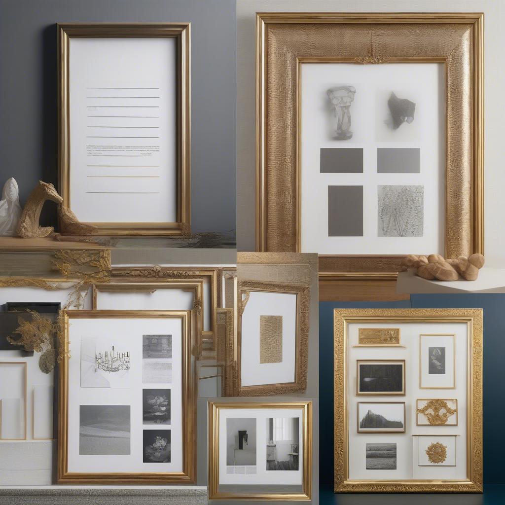 Different Styles of 24x36 Gold Poster Frames