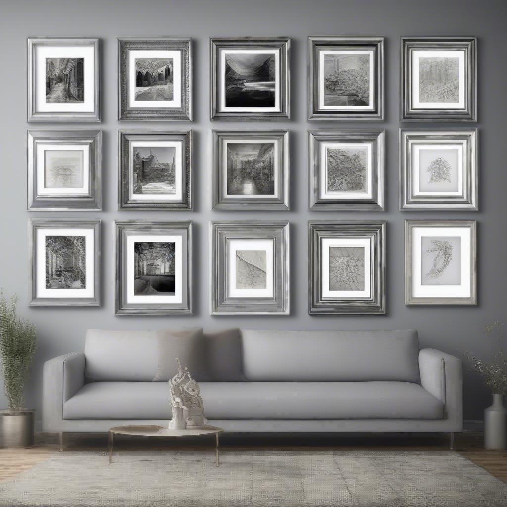 Different 24x36 Silver Poster Frame Options