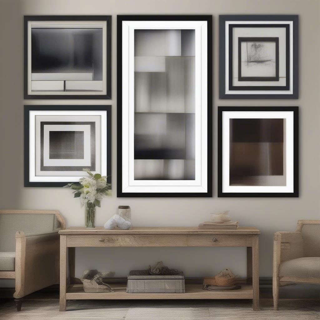 Matching 25x17 Frames to Different Decor Styles