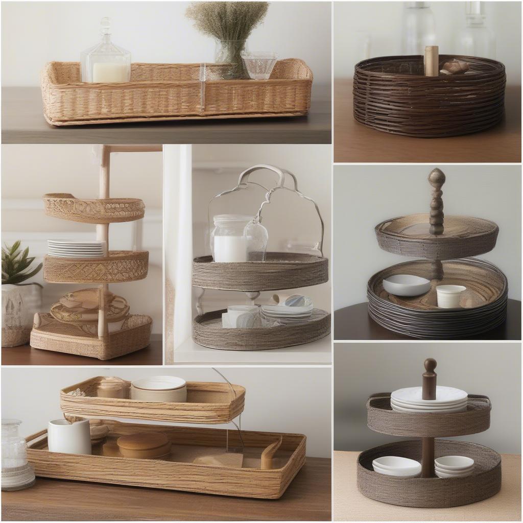 Various 3-Tier Tray Styles