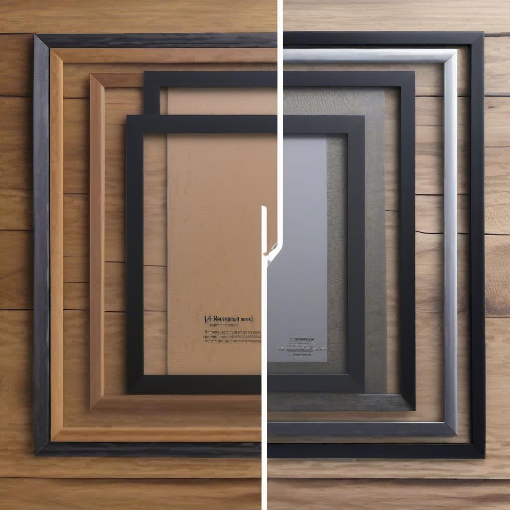 Comparing Different 30x30 Poster Frame Materials