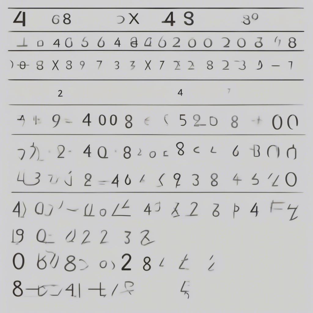 Example calculation of 44 multiplied by -2