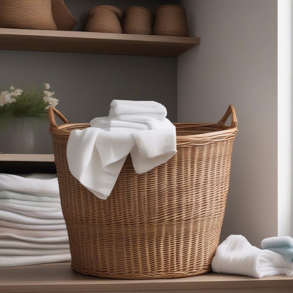 45x23 Wicker Laundry Basket Dimensions