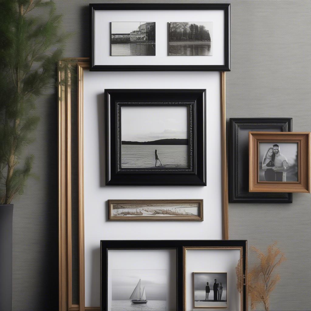 Different Styles of 8x10 Black Picture Frames