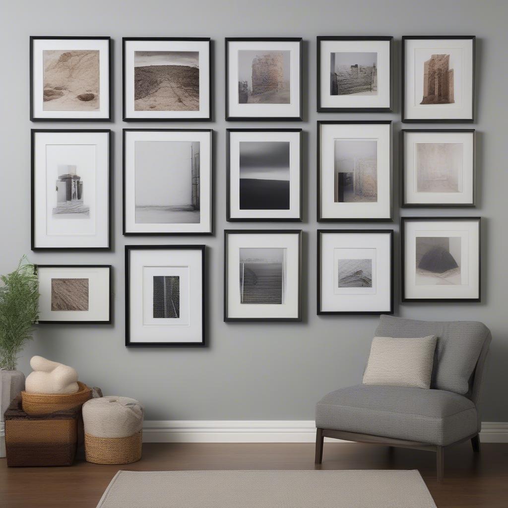 Creating a Wall Gallery with 8x10 Frames