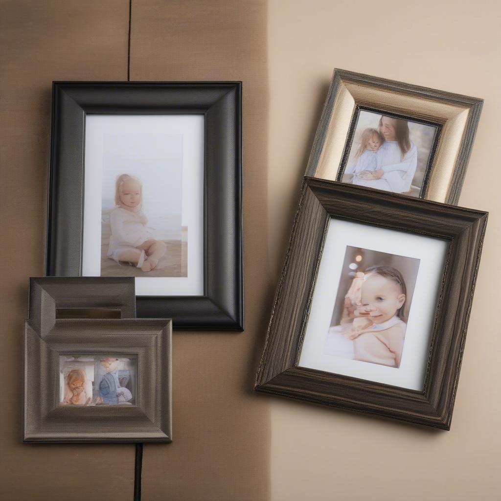 Comparing different materials for 8x10 photo frames