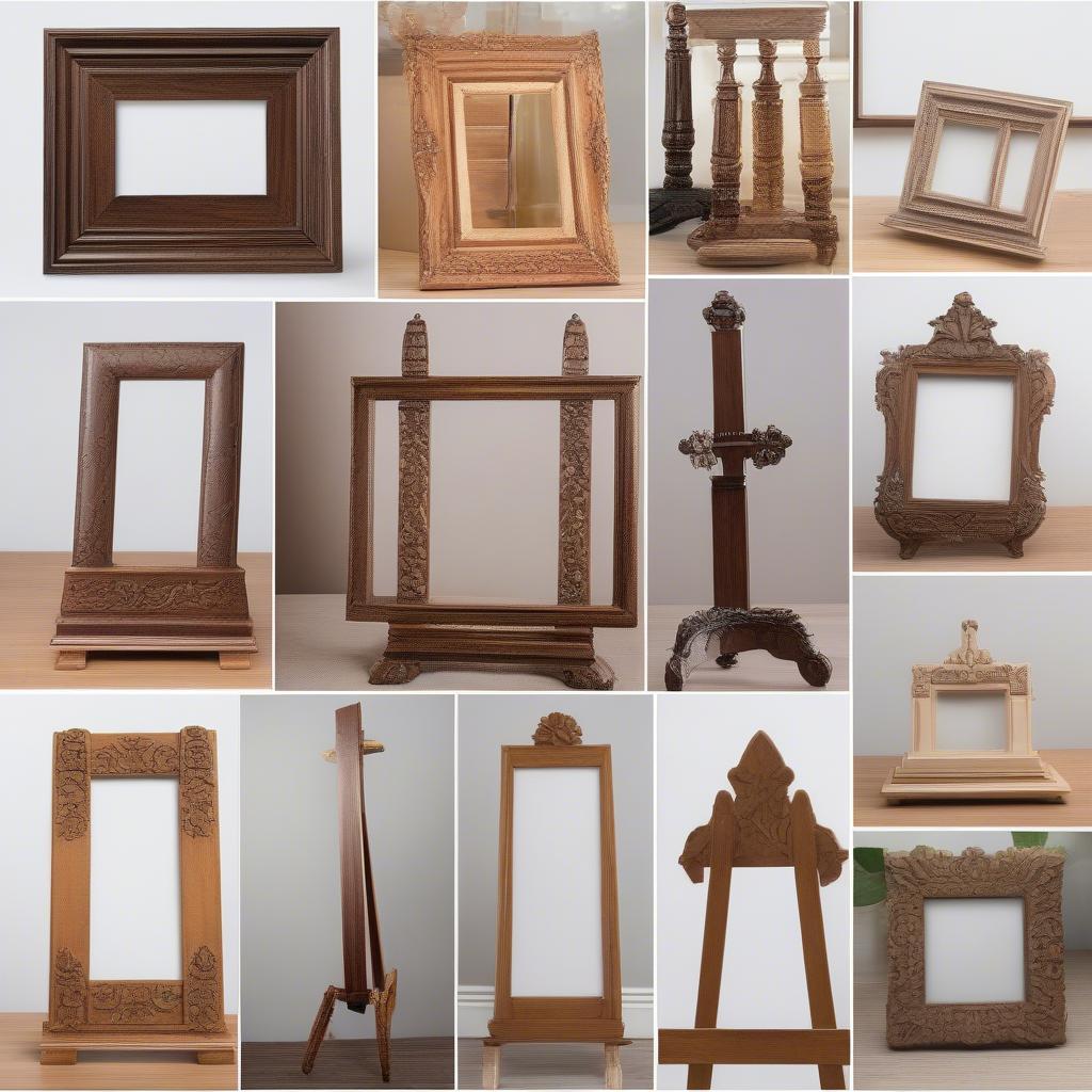 Wooden 8x10 Picture Frame Stand Options