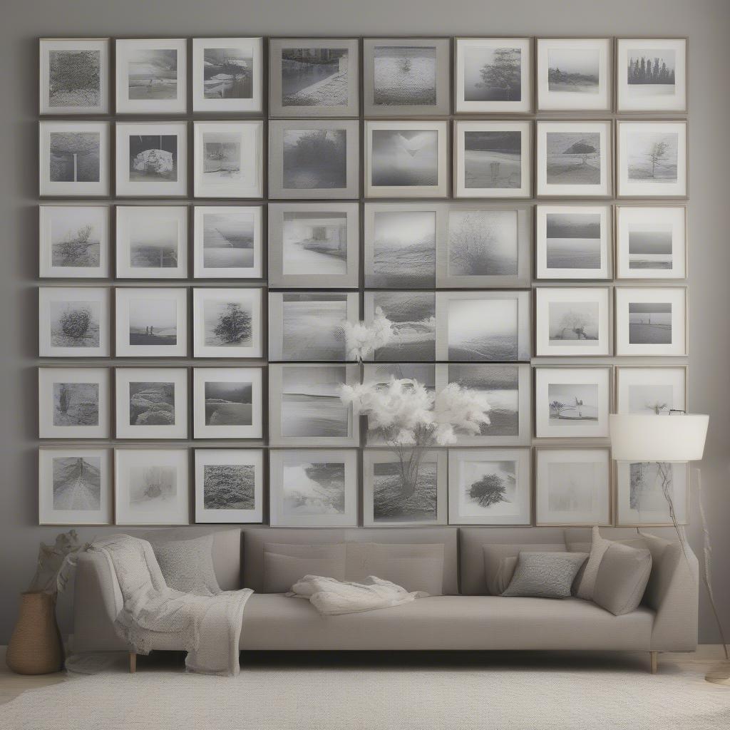 Inspiring 8x8 Canvas Gallery Wall Arrangements