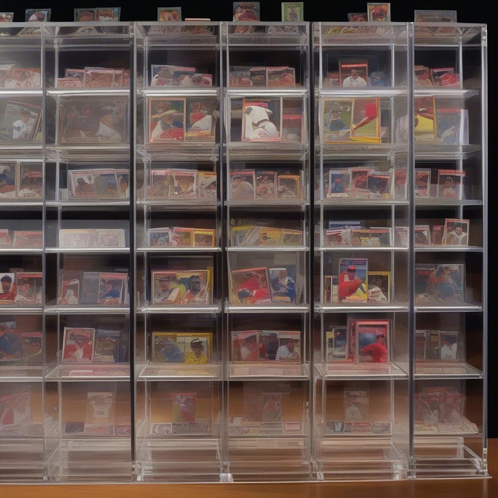 Acrylic Baseball Card Holders Display Case