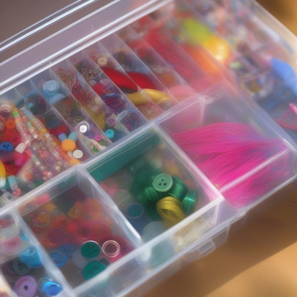 Acrylic Box Craft Storage