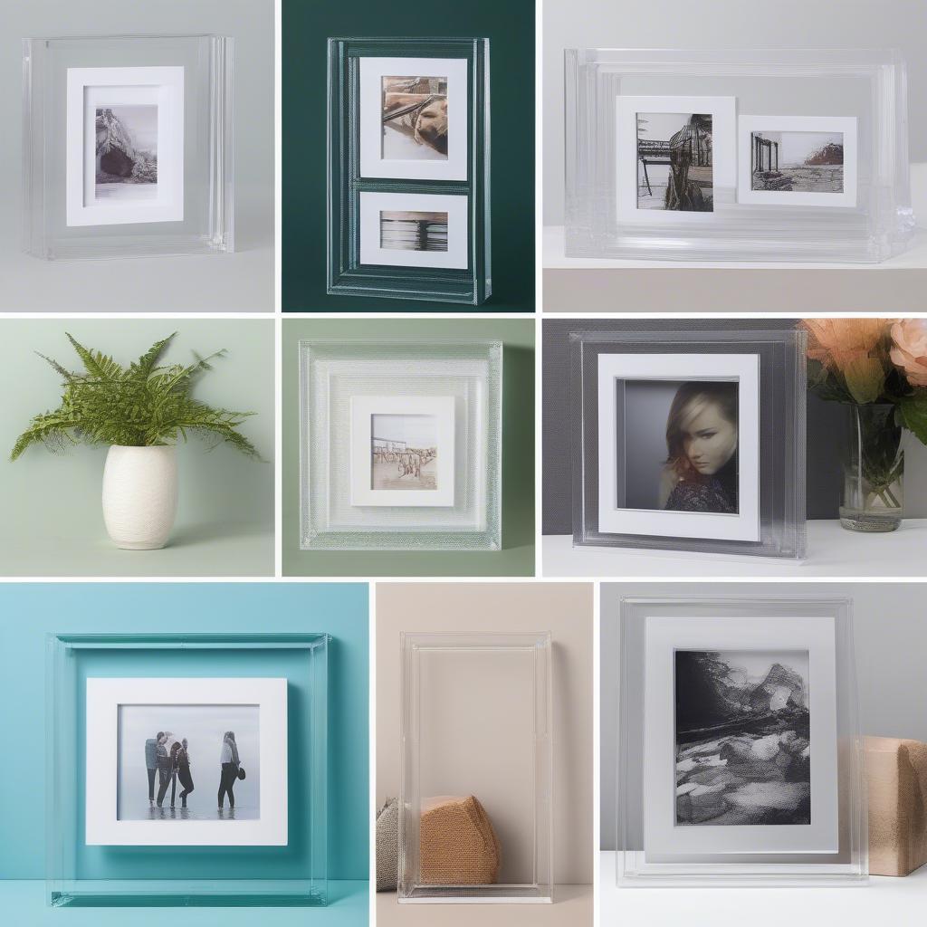 Variety of Acrylic Photo Frames 8x10