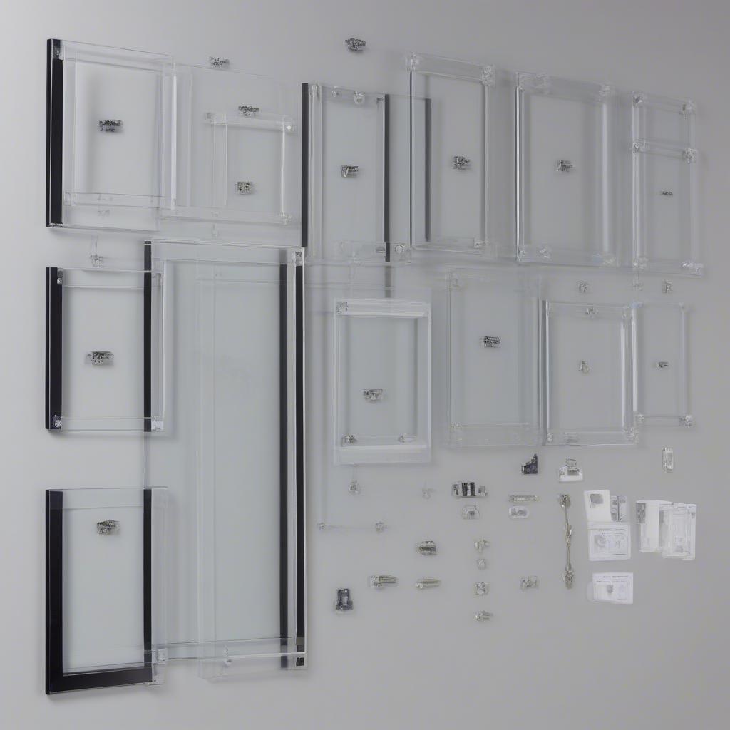 Acrylic Picture Frame Mounting Hardware Options