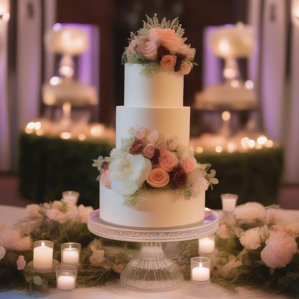 Acrylic Risers for Wedding Cake