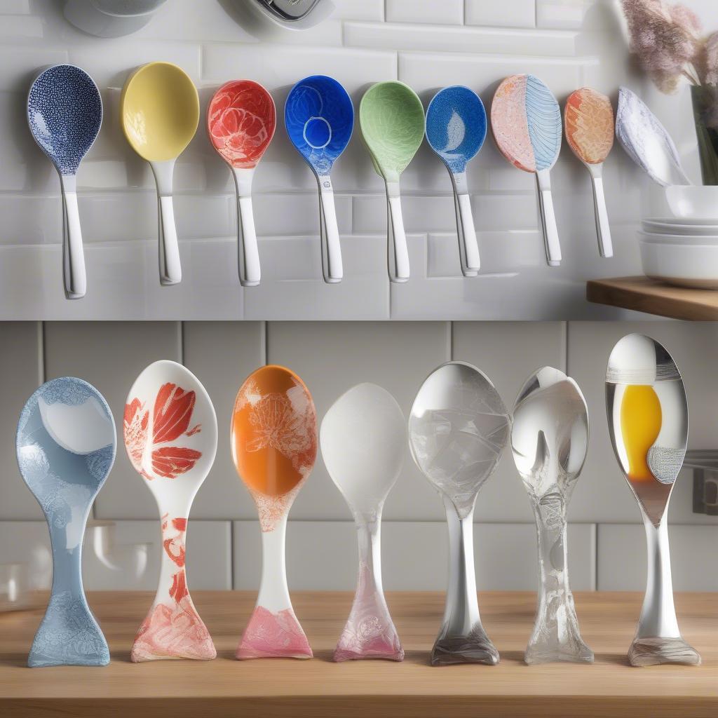 Variety of Acrylic Spoon Holder Styles