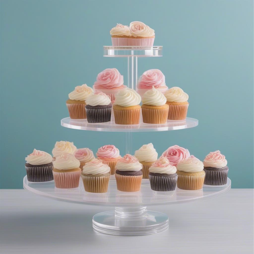 Single-Tier Acrylic Cupcake Stand