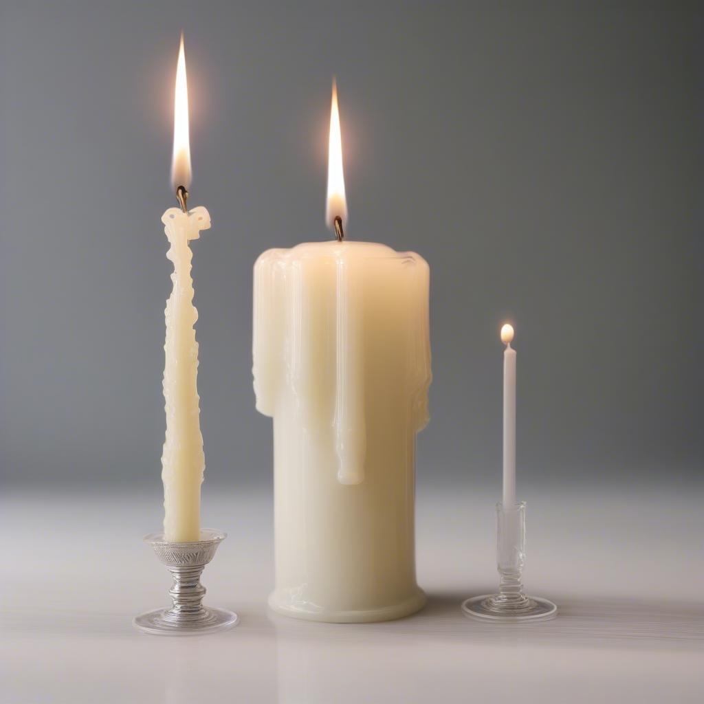 Comparing Acrylic and Wax Candles