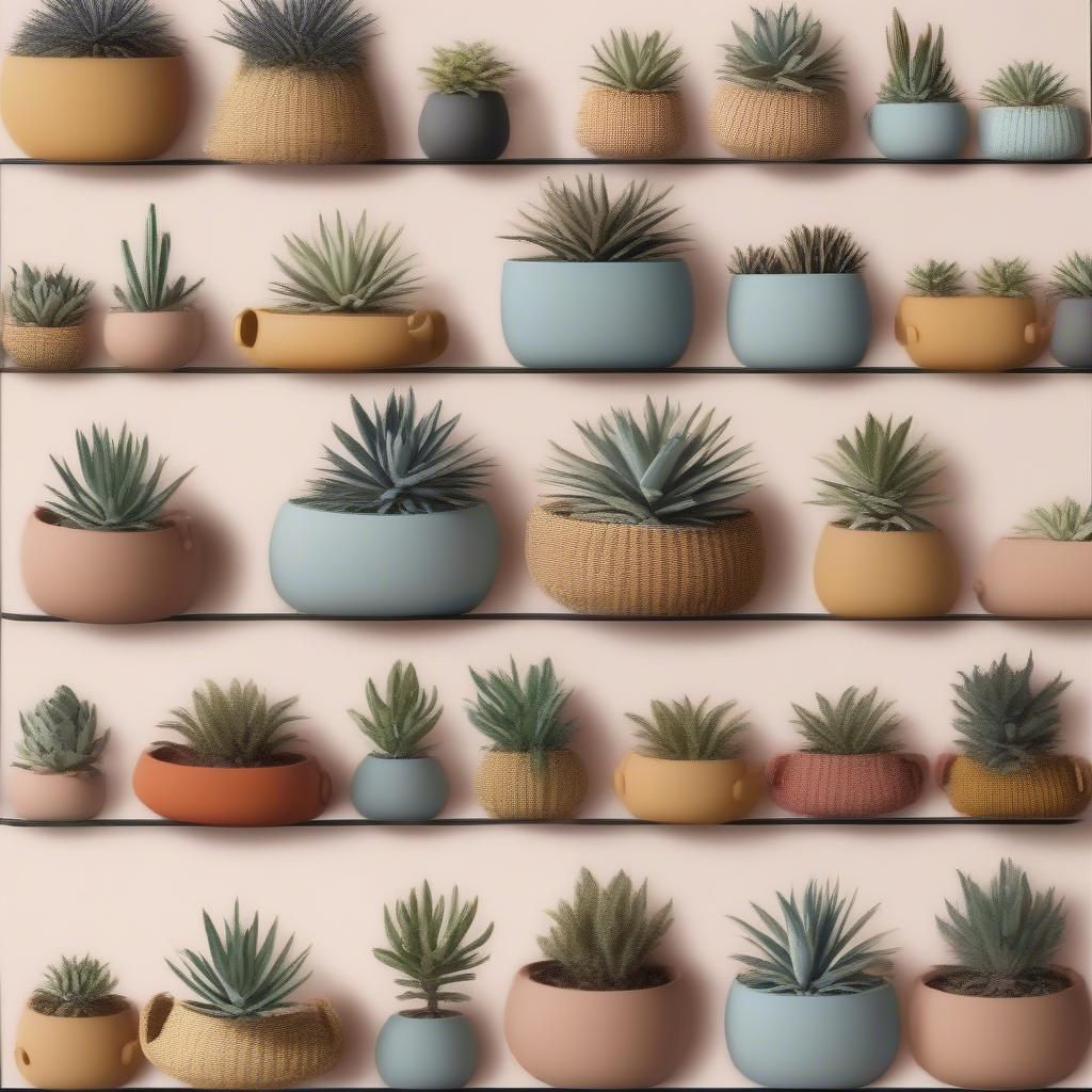 A Variety of Agave Mini Baskets