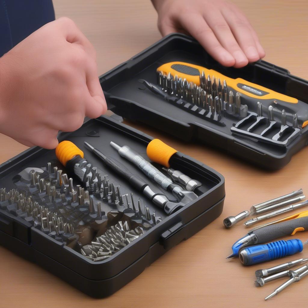 All-in-One Screwdriver Kit with Interchangeable Bits