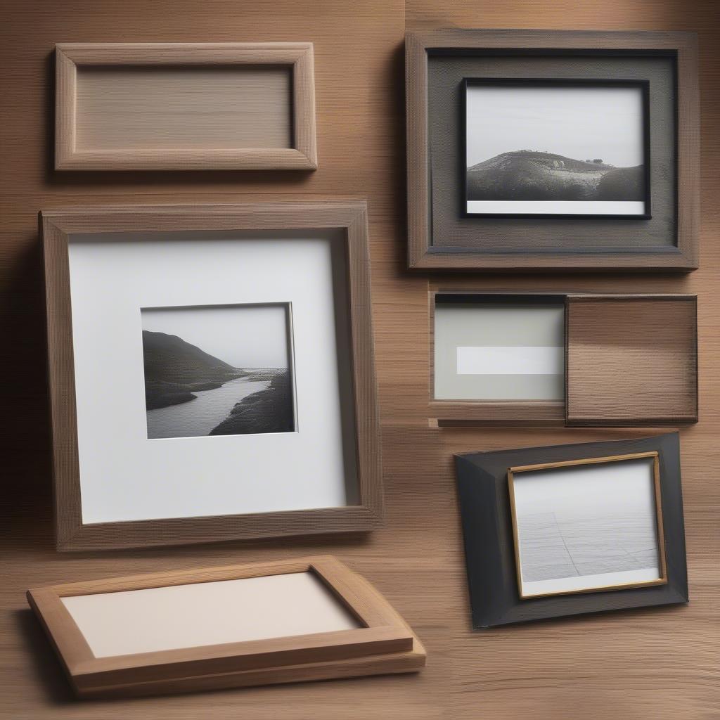 Different Material Options for Collage Picture Frames