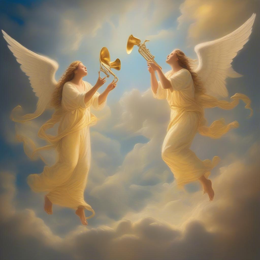 Angelic Trumpets and Divine Pronouncements