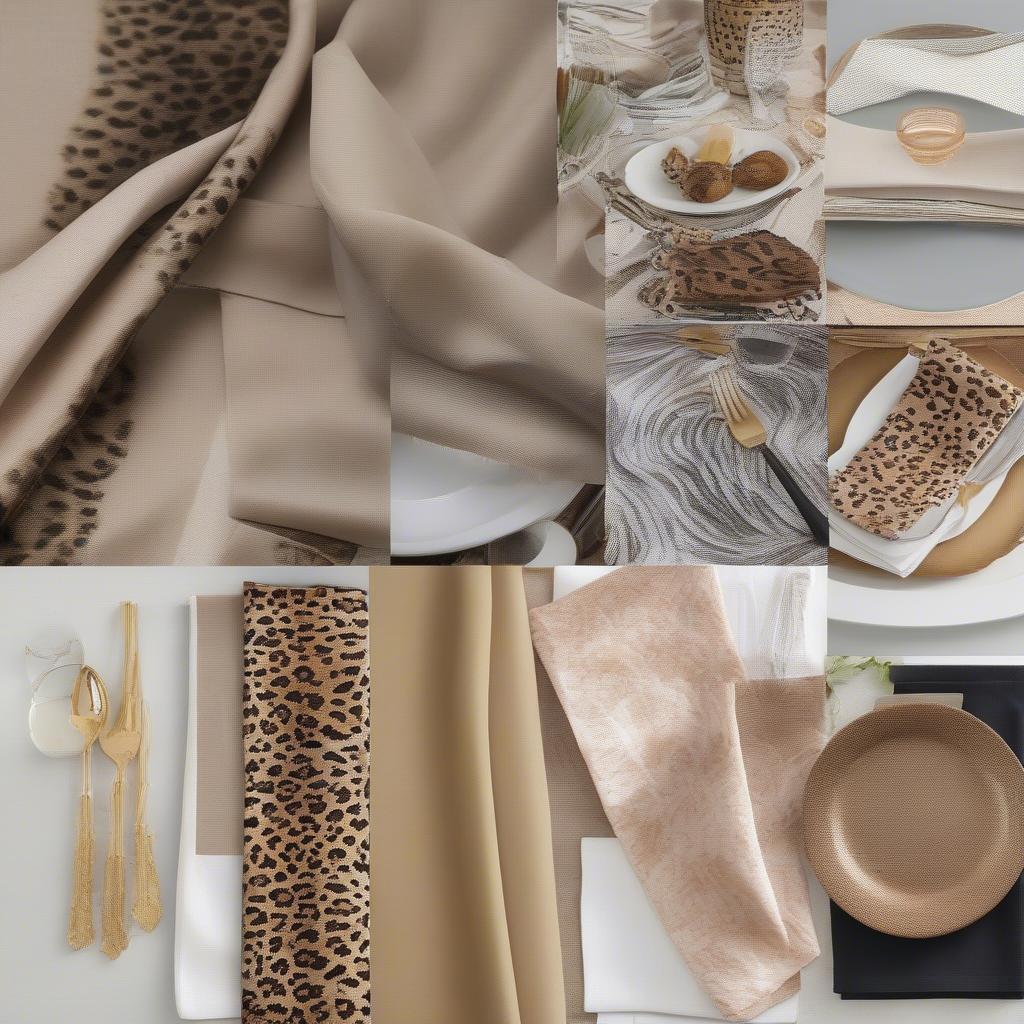 Animal Print Table Linens in Online Stores