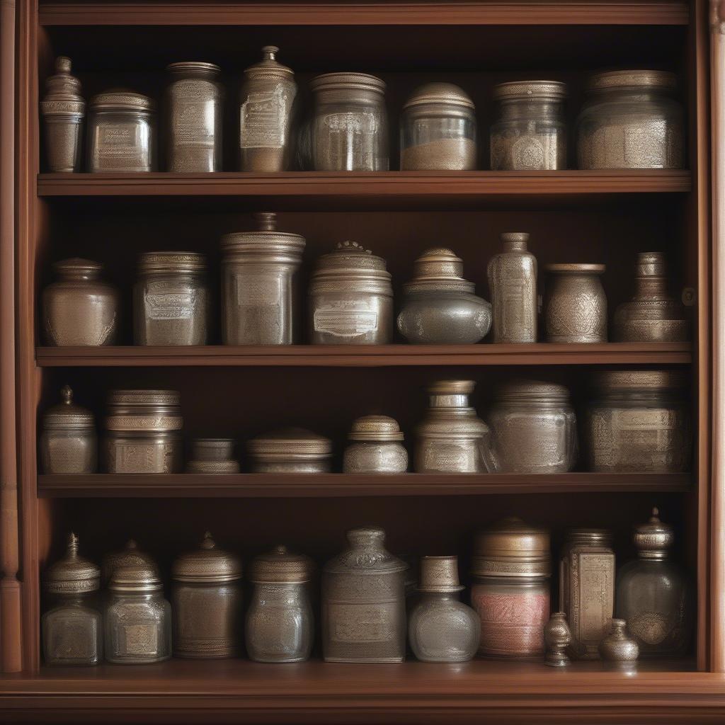 Antique Spice Containers Collection: Rare and Vintage Spice Jars