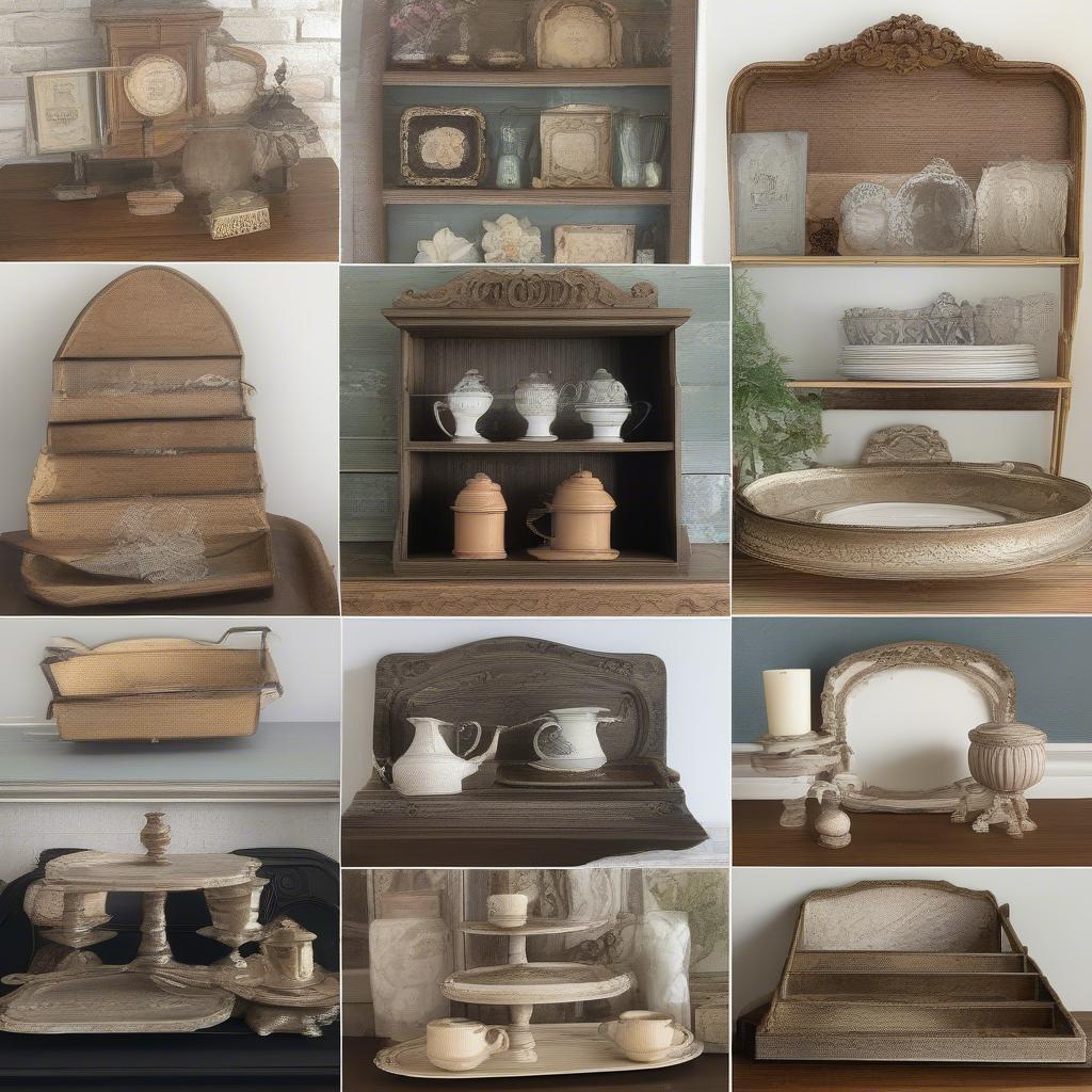 Comparing Different Styles of Antique Tiered Trays