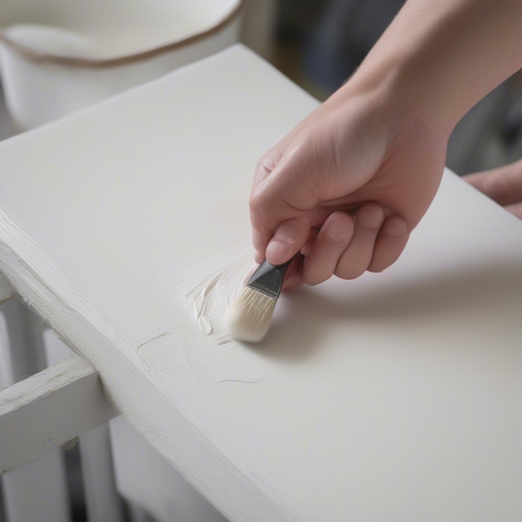 Applying Gesso to Stretched Canvas