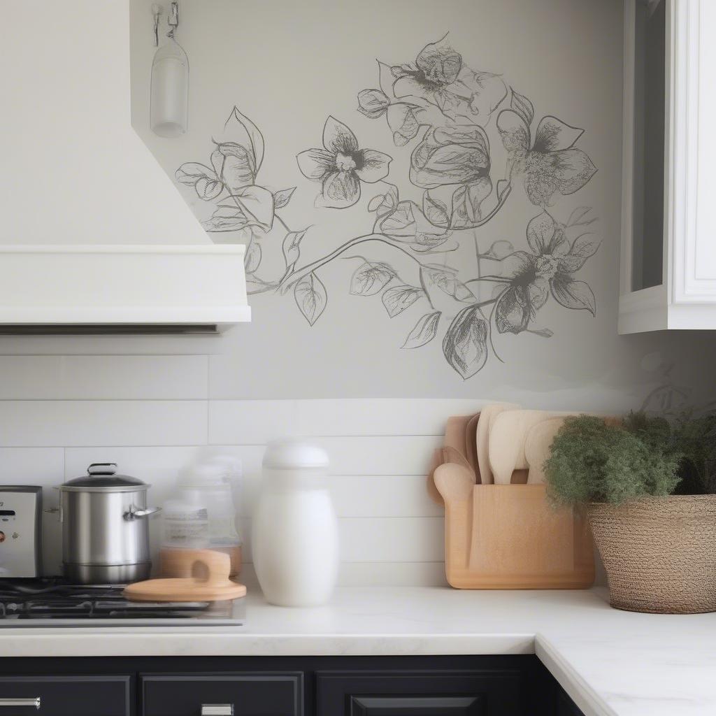 Easy Steps to Apply Kitchen Wall Decals