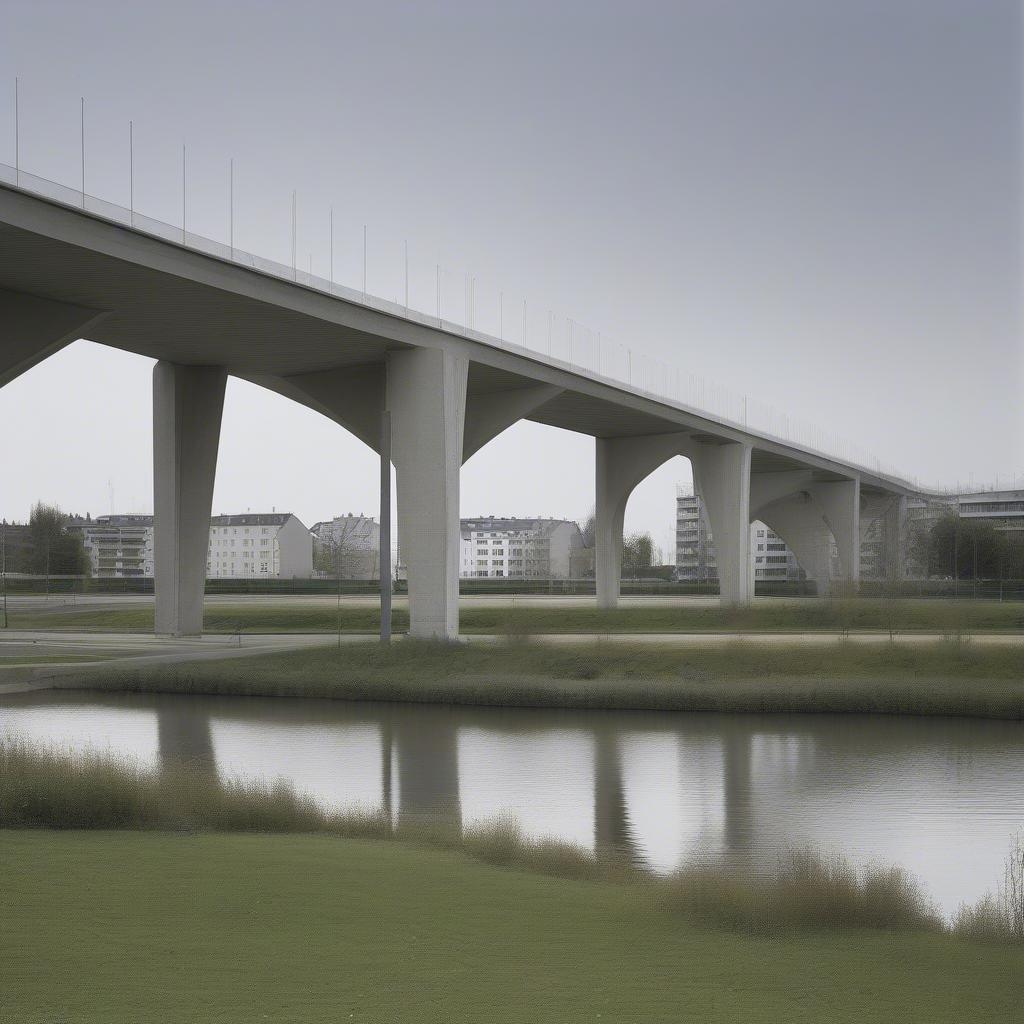 Argenteuil Bridge Modern Day View