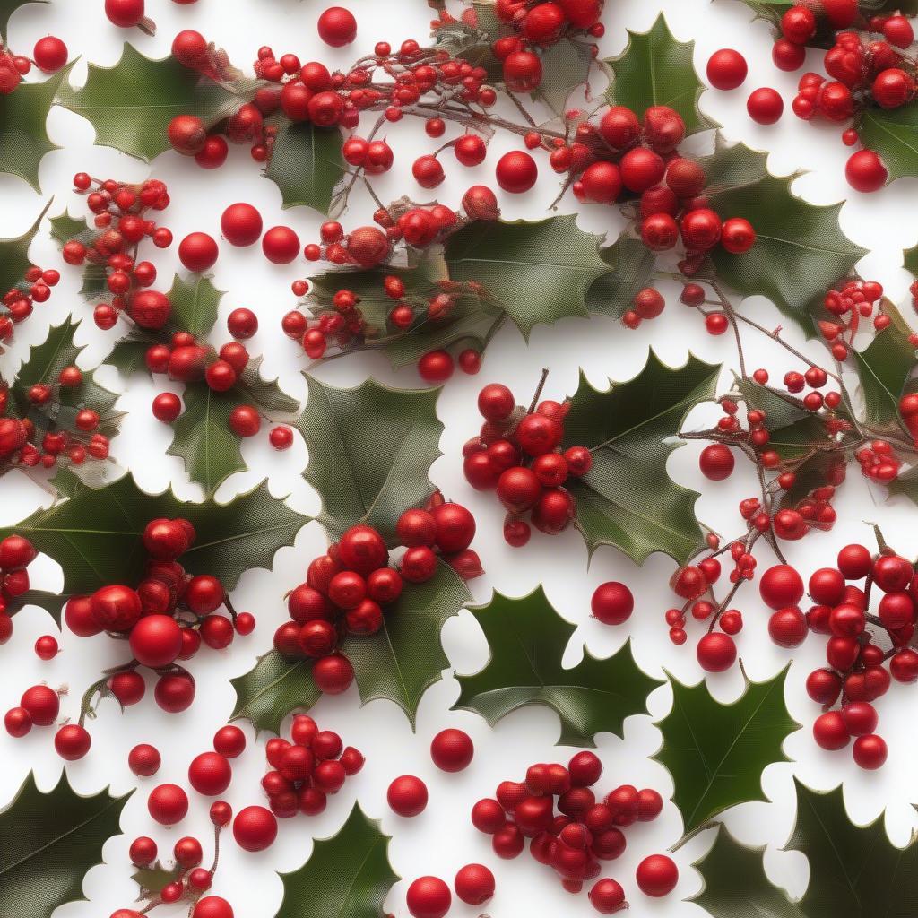 Artificial Holly Berries for Crafts