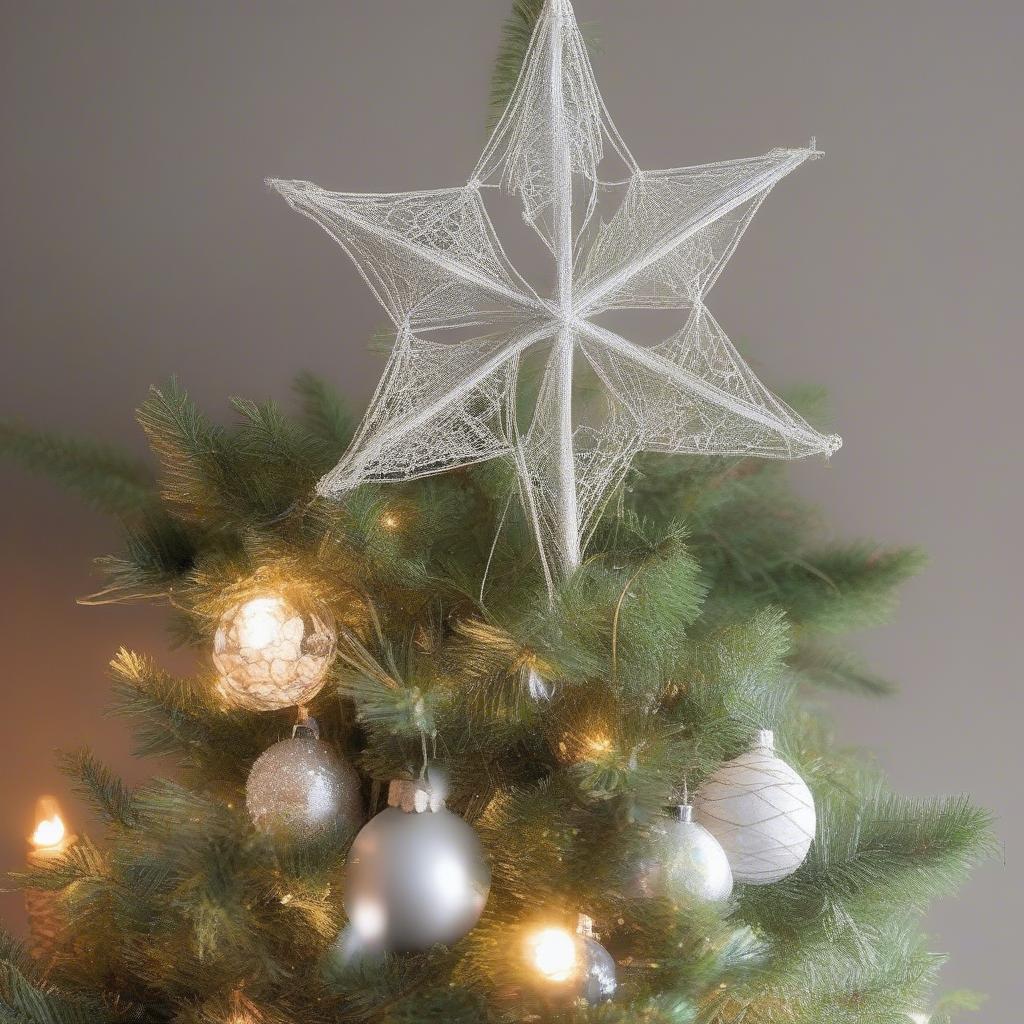 Attaching a Paper Tree Topper