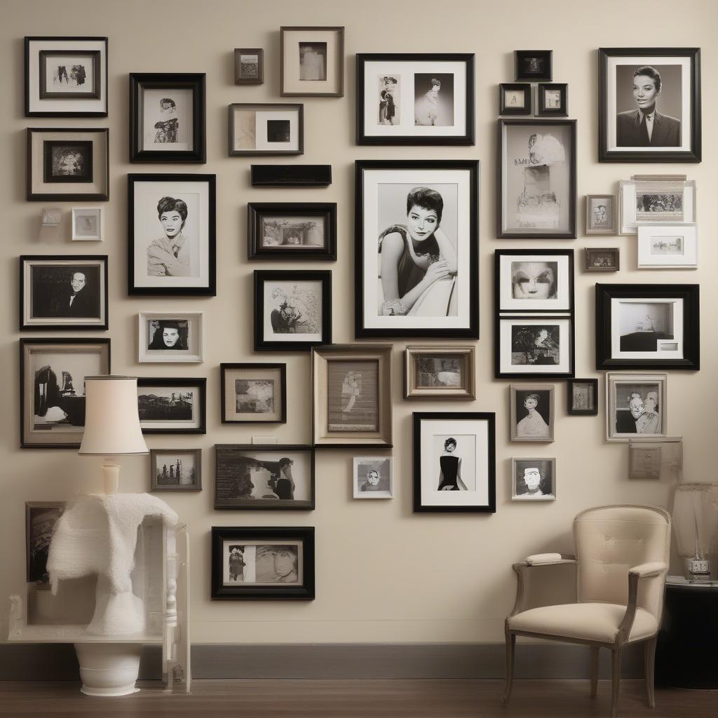 Audrey Hepburn Picture Frame Gallery Wall