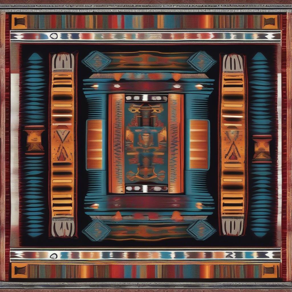 Aztec Blanket Patterns and Colors