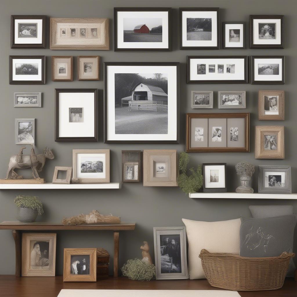 Barn Photo Frame Display Ideas