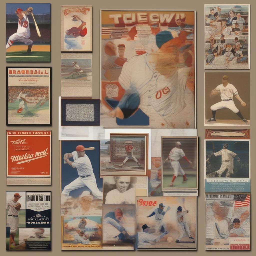 Baseball Canvas Wall Art Themes