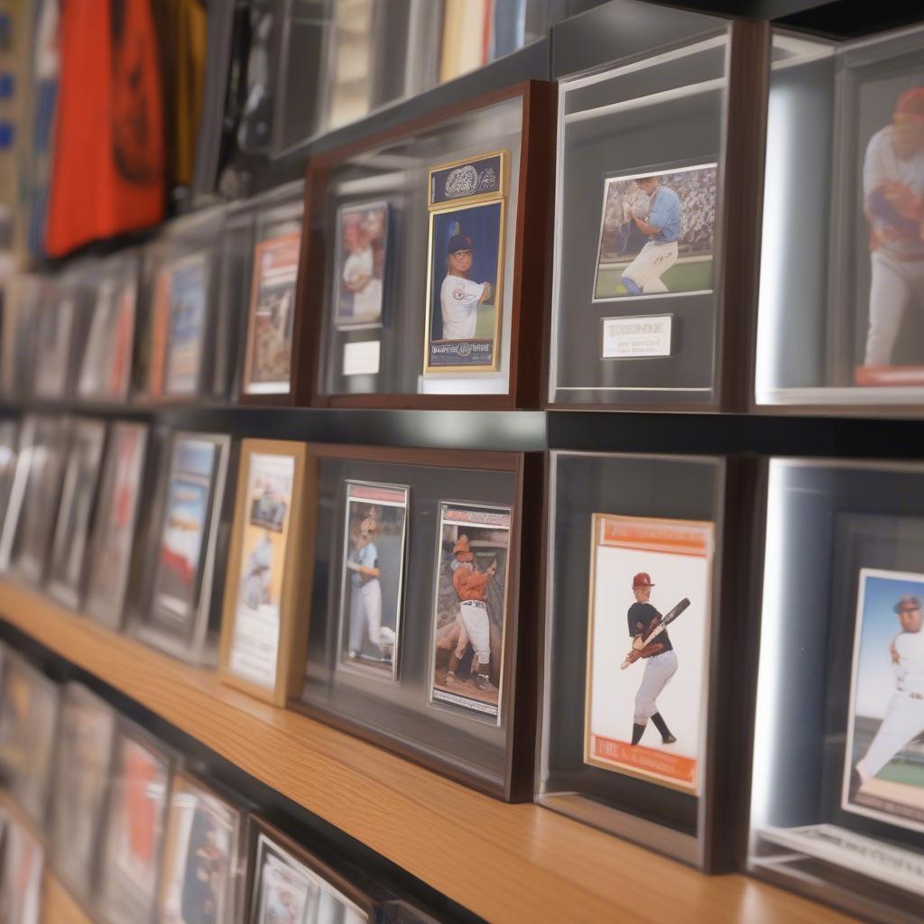 Baseball Card Display Frames: Wood, Metal, and Plastic Options