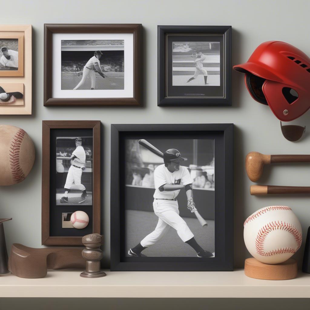 Different Styles of Baseball Photo Frames