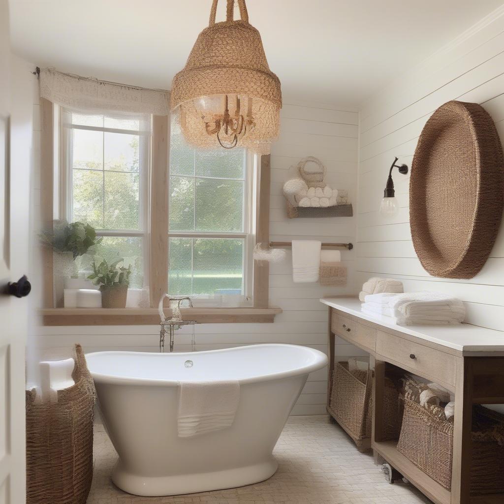 Bath Barn Lighting and Accessories: Rustic Charm