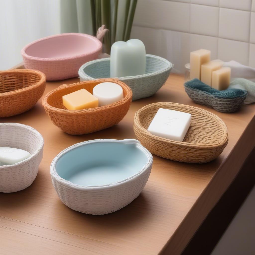 Variety of Bathtub Shaped Soap Dishes