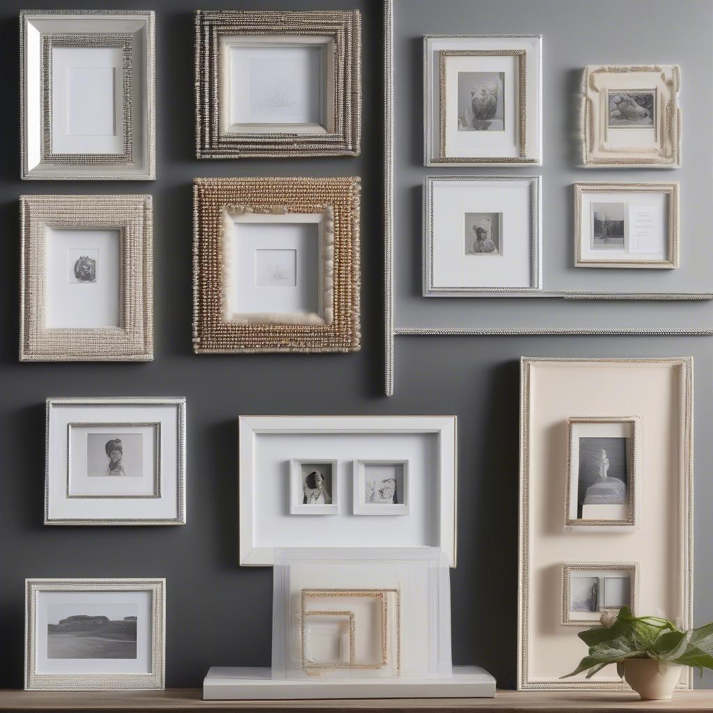 Beaded Frame Display Ideas