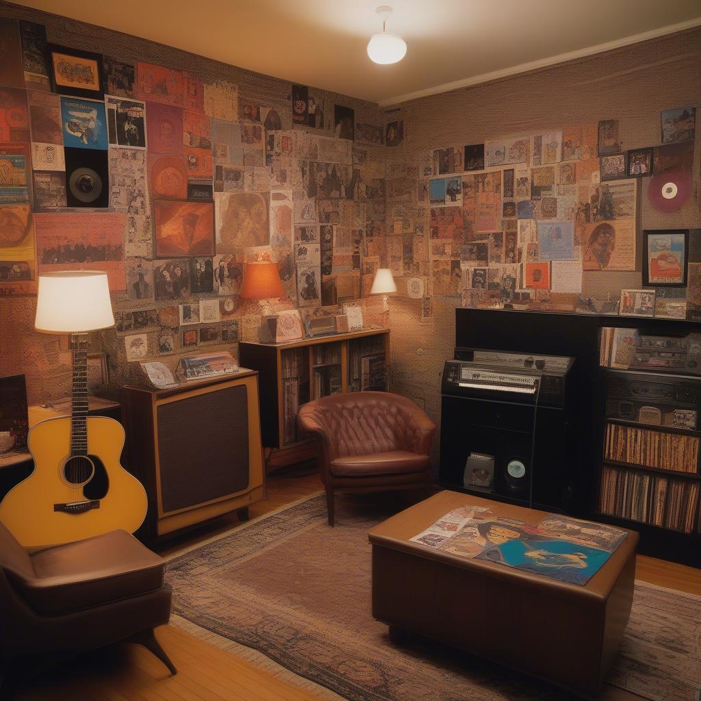 Beatles Themed Living Room