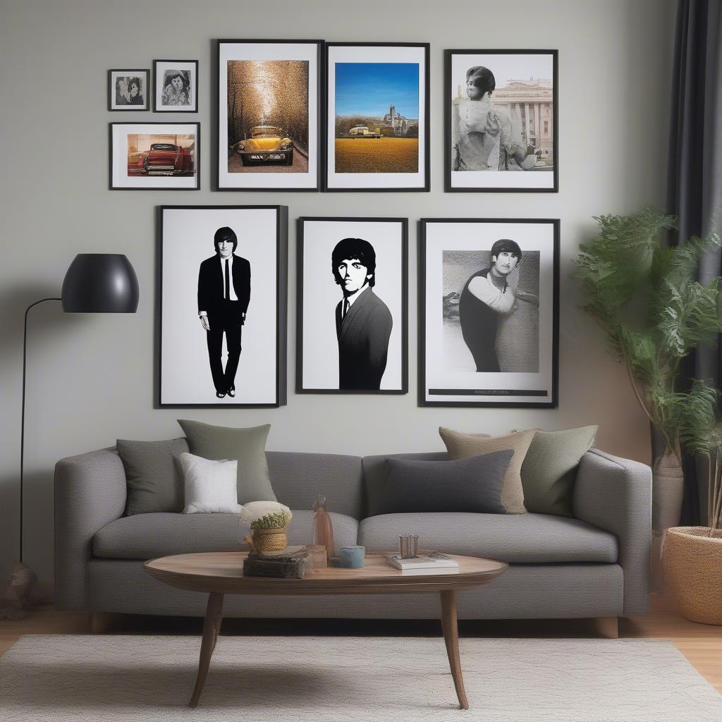 Beatles Wall Art Placement Examples