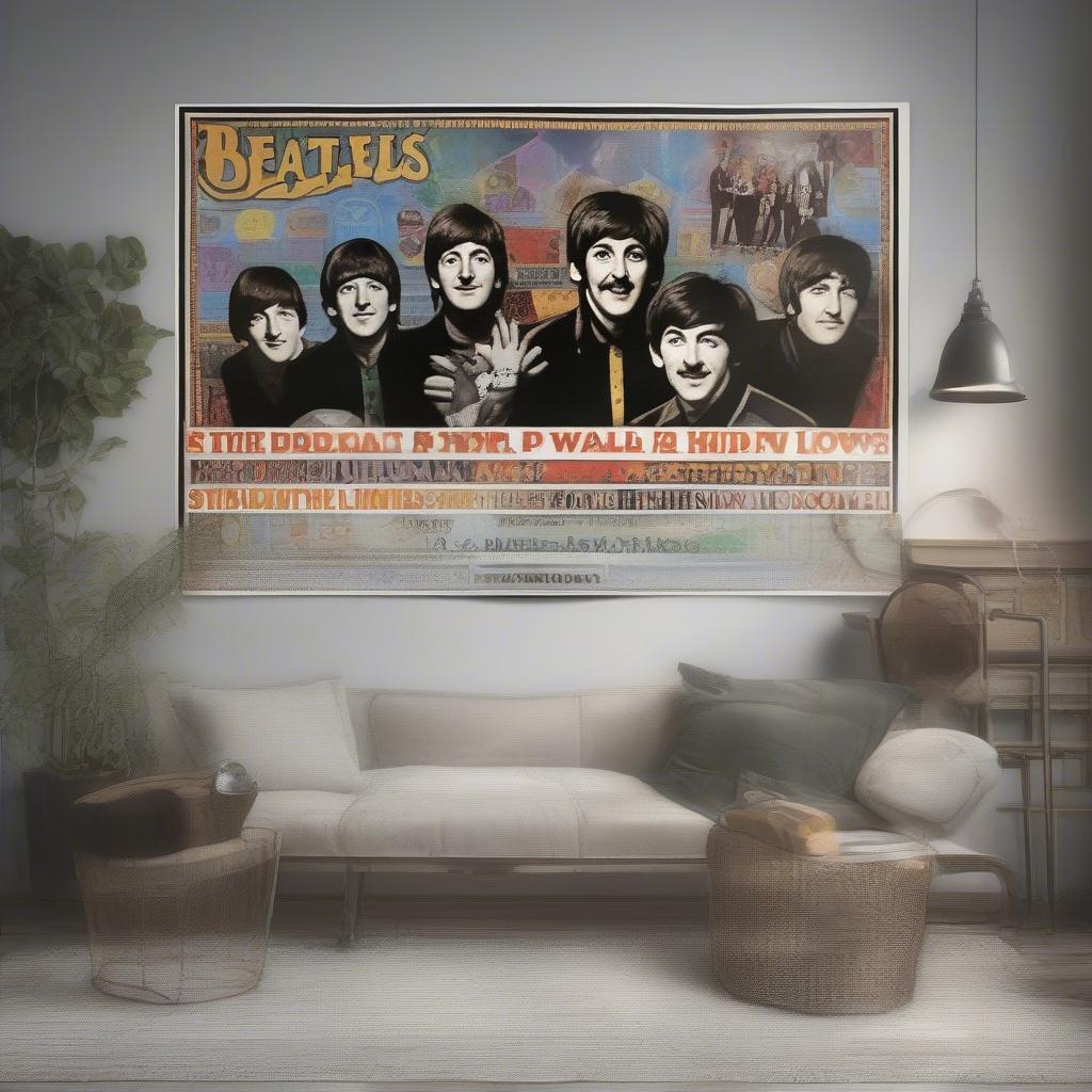 Beatles Wall Art as a Statement Piece